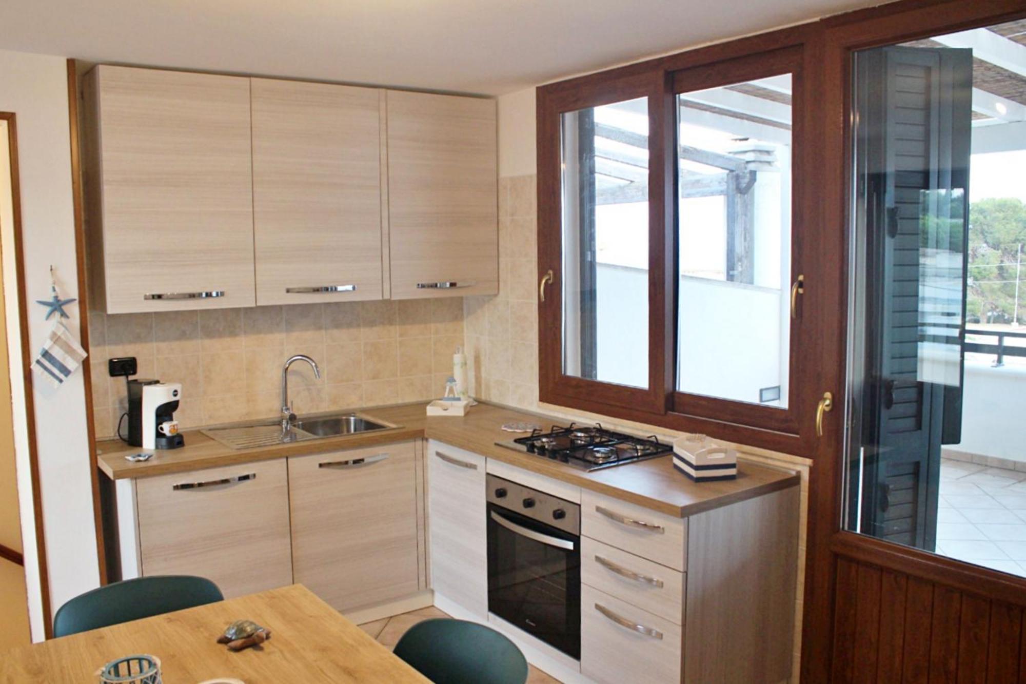 Casa Vacanze Orlando - Con Veranda Vista Mare A 200M Dal Mare Леука Экстерьер фото